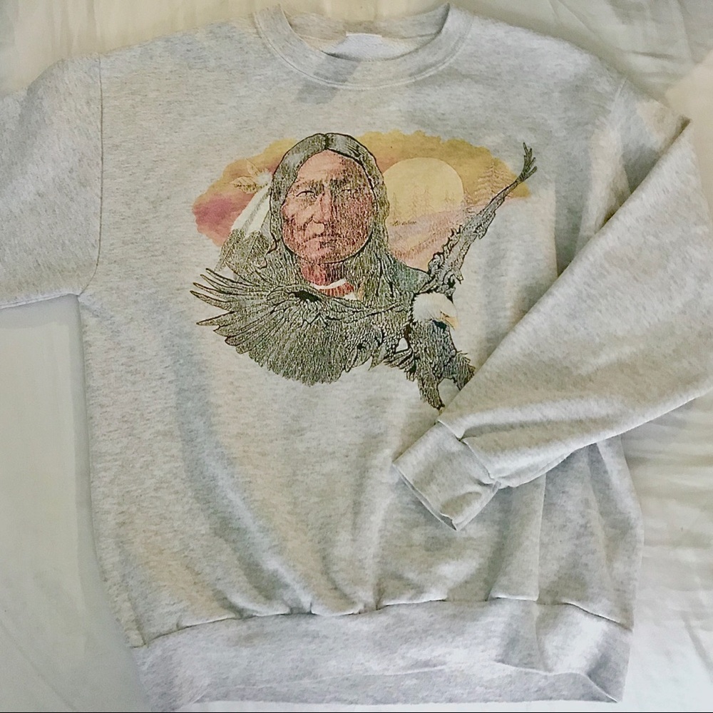 Grey Crew Neck Sweatshirt